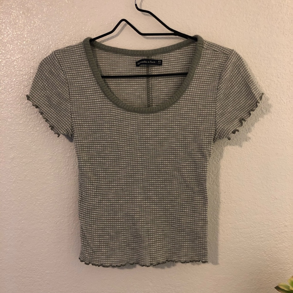 Soft textured crop top